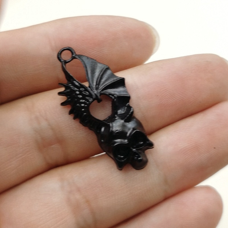 1 Piece Quantity Alloy Material 1 Piece Alloy Color Block Wings Pendant DIY Jewelry Accessories