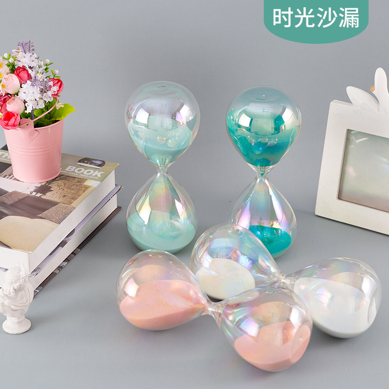Stylish Hourglass Timer 30 Minutes Home Desk Decor Graduation Valentine's Day Birthday Gift Business Travel Gift