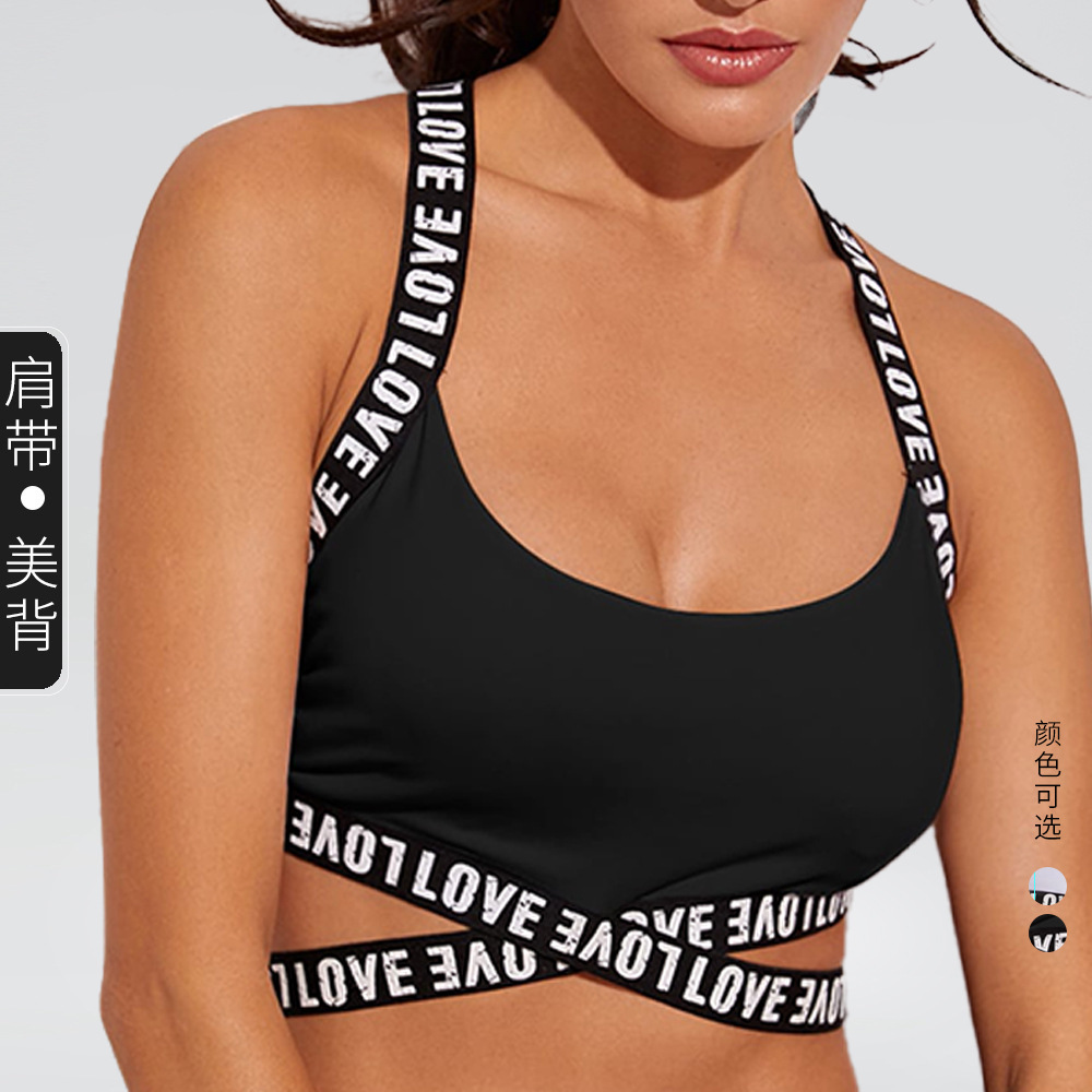 YWBIN carta belleza espalda ropa interior sexy yoga Sujetador deportivo push up transpirable de secado rápido correr ropa interior fitness