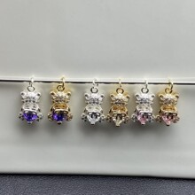 ��ɫ14K������ʯС�ܵ������׸����Ƭˮ��diy��朴���ɢ�����