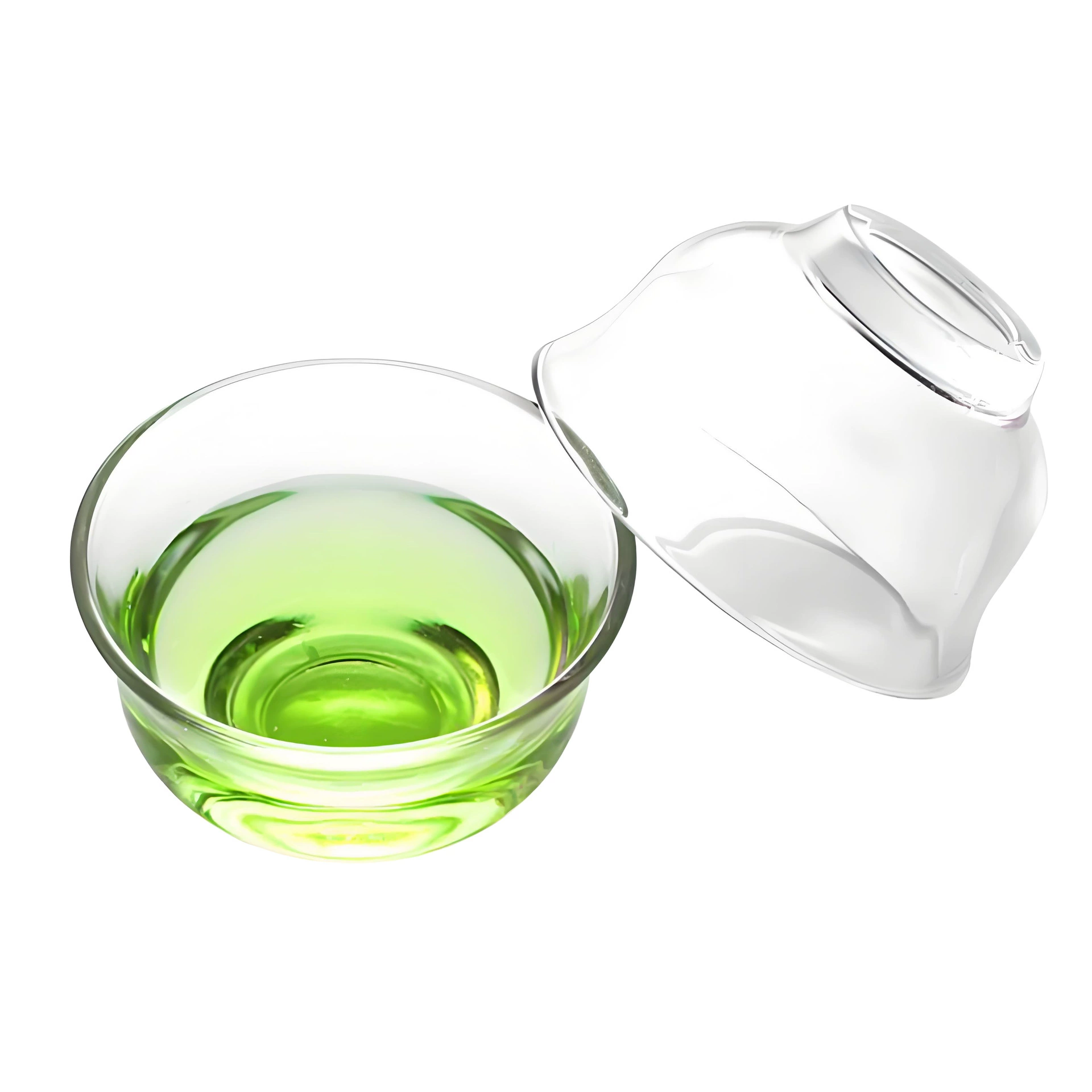 Glass Tea Cup Set, Chinese Style, 10×35 ml Travel/Home Tea Cups, Clear Double-Wall Glass