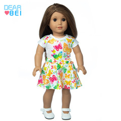 Butterfly Pony Element 18-inch American Girl Doll Clothes 43cm Summer Fairy Doll Set Factory Direct Sale