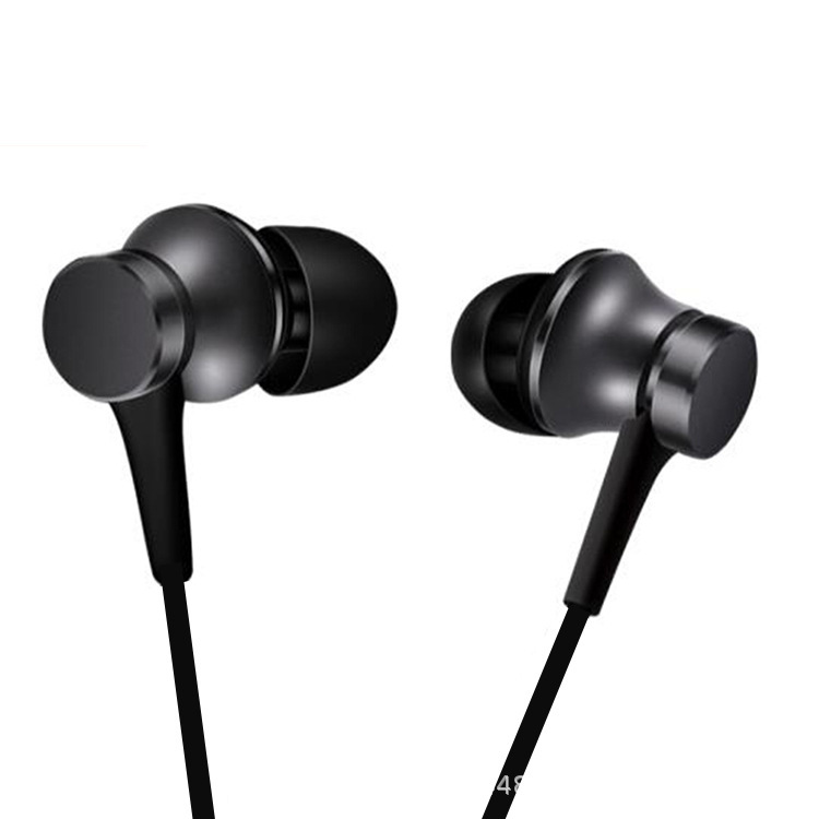Suitable for Xiaomi Piston Headphones, New Version of In-Ear Girls' Universal Cute Headset Mobile Phone Wire-Controlled Earplugs
