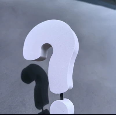 Other Automotive Exterior Supplies, Manufacturer's Creative Symbols, Funny Car - white-question-mark