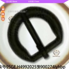 新品通扣订 做刻字合金跨境椭圆形时尚包扣饰品D字针扣肩带D字针