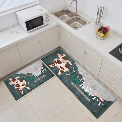 Avtomobil döşəmə paspasları – Mats Printed Cute Water-Absorbent and - good-luck-40x-60cm-one-piece