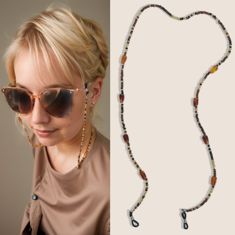 Cross-border Chenghuan Remember Grandma Mai Chenghuan Star Wu Yanshu with Neck-hanging Anti-dropping Glasses Rope Glasses Chain