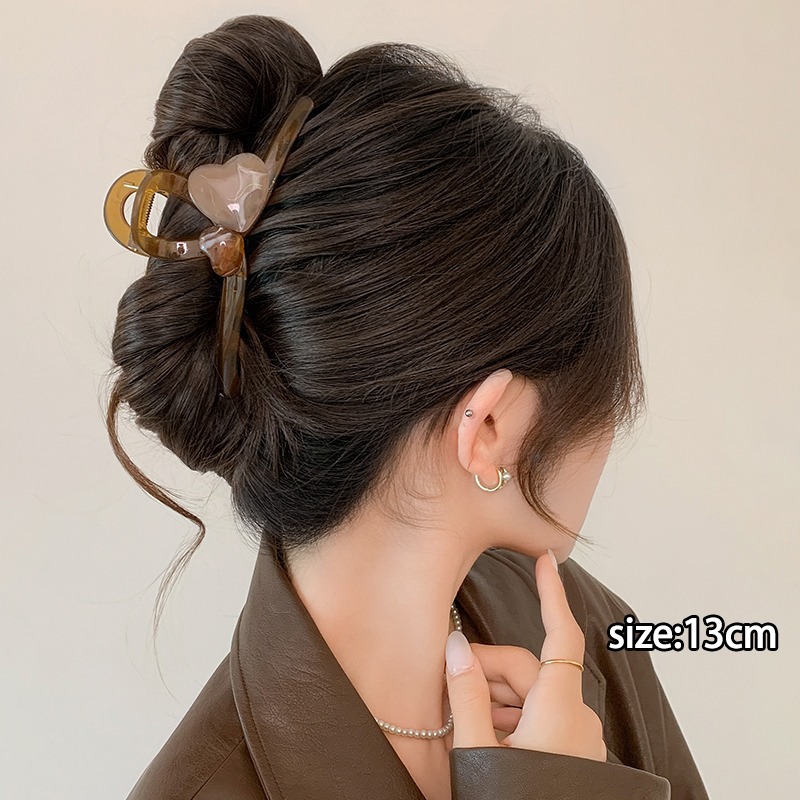 Clip de cabello grueso, cabello super grande, clip de cabello, cabeza posterior, clip de tiburón de alto nivel, tocado, clip de cabello para mujeres