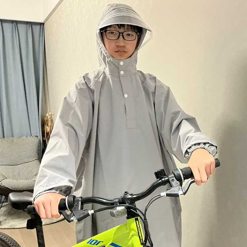 Poncho de Lluvia con Mangas para Ciclismo de Tela Oxford para Adultos image 15