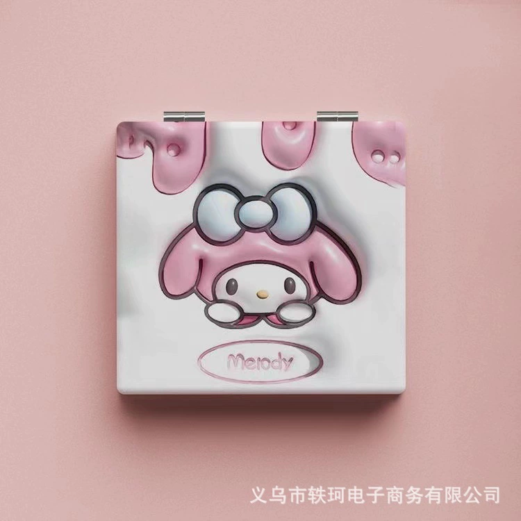 Handheld folding cute mirror for students, new collection