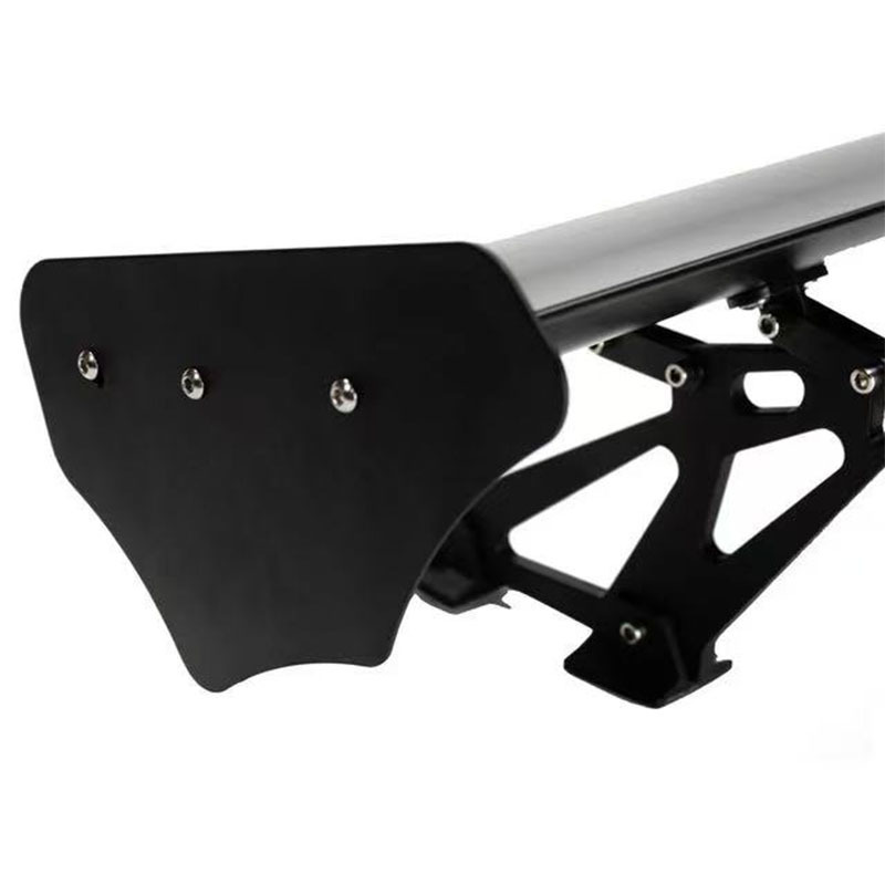 Cross-Border Car Modification Aluminum Alloy Perforated Rear Wing Universal for Sedan Gt Spoiler Tuning
