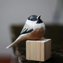 A 59131 Wooden Bird Carving Decoration ľ��ɽȸװ��Ʒ �羳��