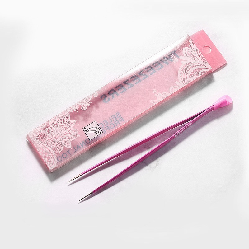 Universal double-sided tweezers for manicure