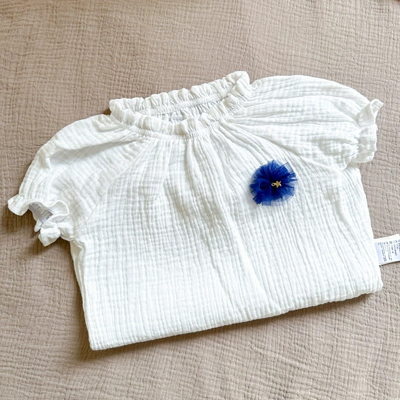 Стильная летняя bodysuit для девочек, детский комбинезон, цветочный принт