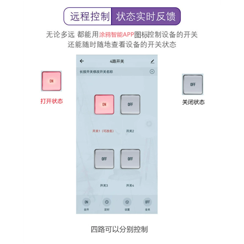 Граффити WIFI RF Интеллектуальный толчковые переключатель самоблокирующийся блокировочный пульт дистанционного управления четырехсторонний релейный модуль переключатель