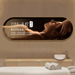 養生館SPA頭治療掛け画美容院治療マッサージ店会装飾画中国式マッサージ宣伝壁画