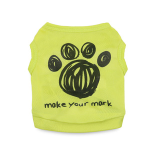 Factory pet clothes dog cat clothing wholesale polyester multi-color pet vest small dog wholesale spring summer autumn