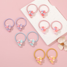 可爱儿童发饰小女孩扎揪揪发绳甜美爱心气球皮筋高弹耐用发圈发饰