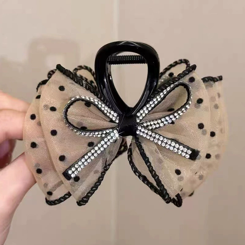 Hairgrip with bow, hairpins, hair accessory, french style