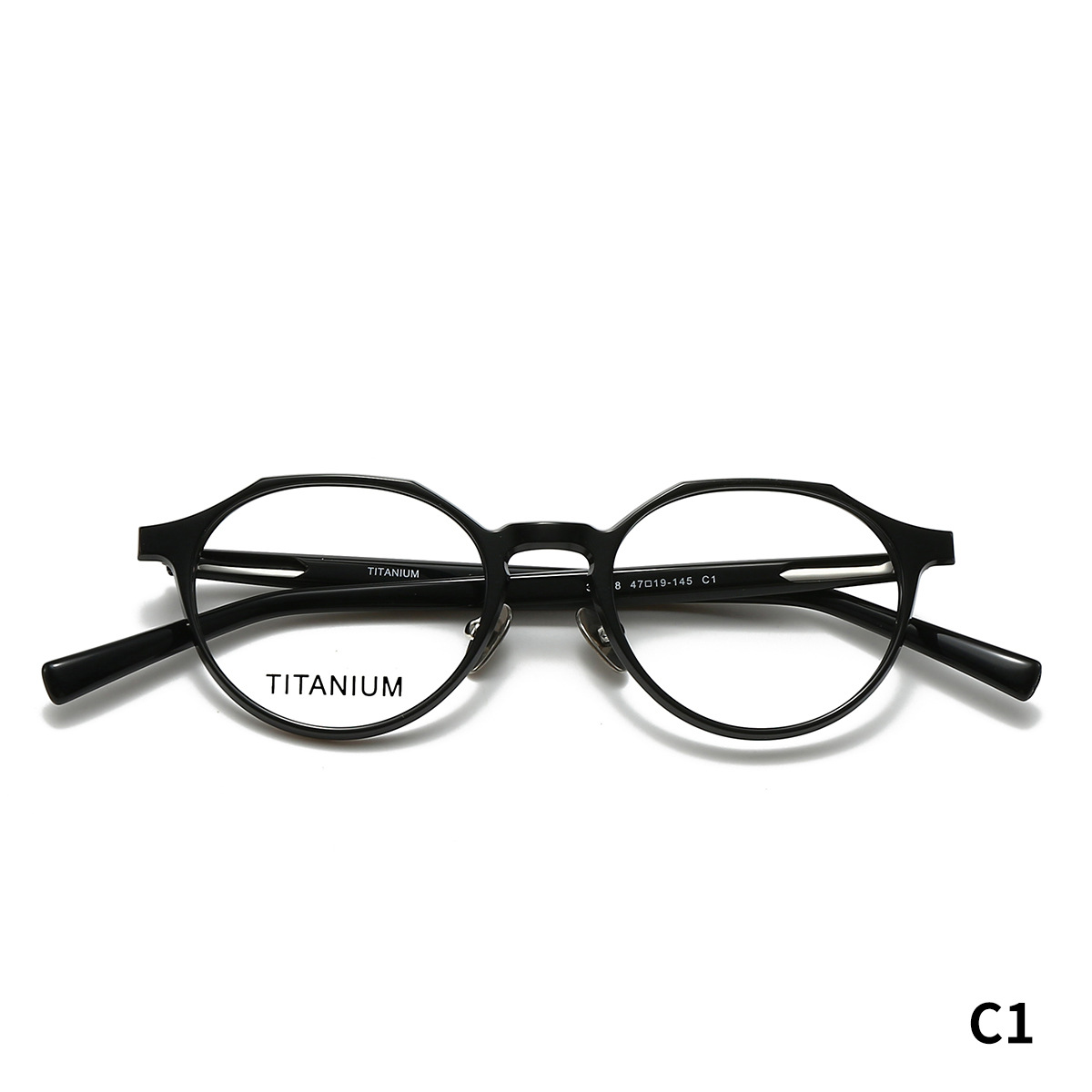 STUDIOMUKU gafas de madera fresca marco de placa no escoger la piel no escoger el uso simple marco de gafas de titanio puro