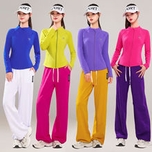 2025新款广场舞服装佳木斯健身操加绒上衣鬼步舞运动服表演服套装