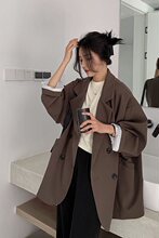 西服外套女2025春秋新款韩版宽松款休闲西服时尚气质网红女式上衣