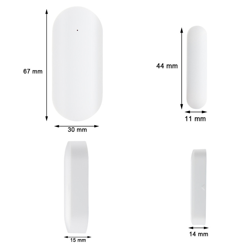 新型単方向双方向無線ドア磁気検出器3v低消費電力低電力ヒント433mhzドア磁気警報器|undefined