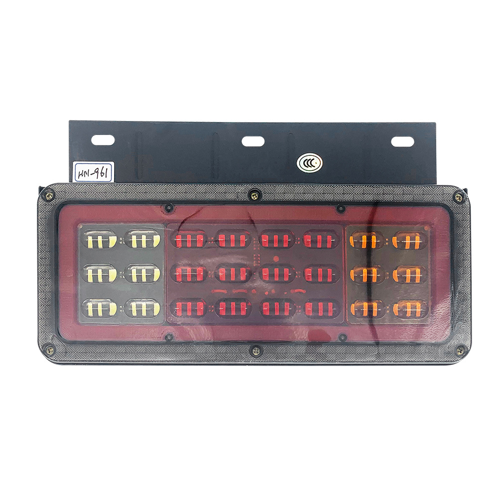 Remolque LED luz trasera coche eléctrico LED luz trasera camión Placa de hierro placa trasera Placa de hierro luz trasera