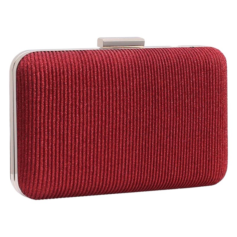 El nuevo bolso de noche plisado del fabricante vestido de fiesta bolso de mujer bolso de embrague plisado Amazon entrega transfronteriza de una pieza