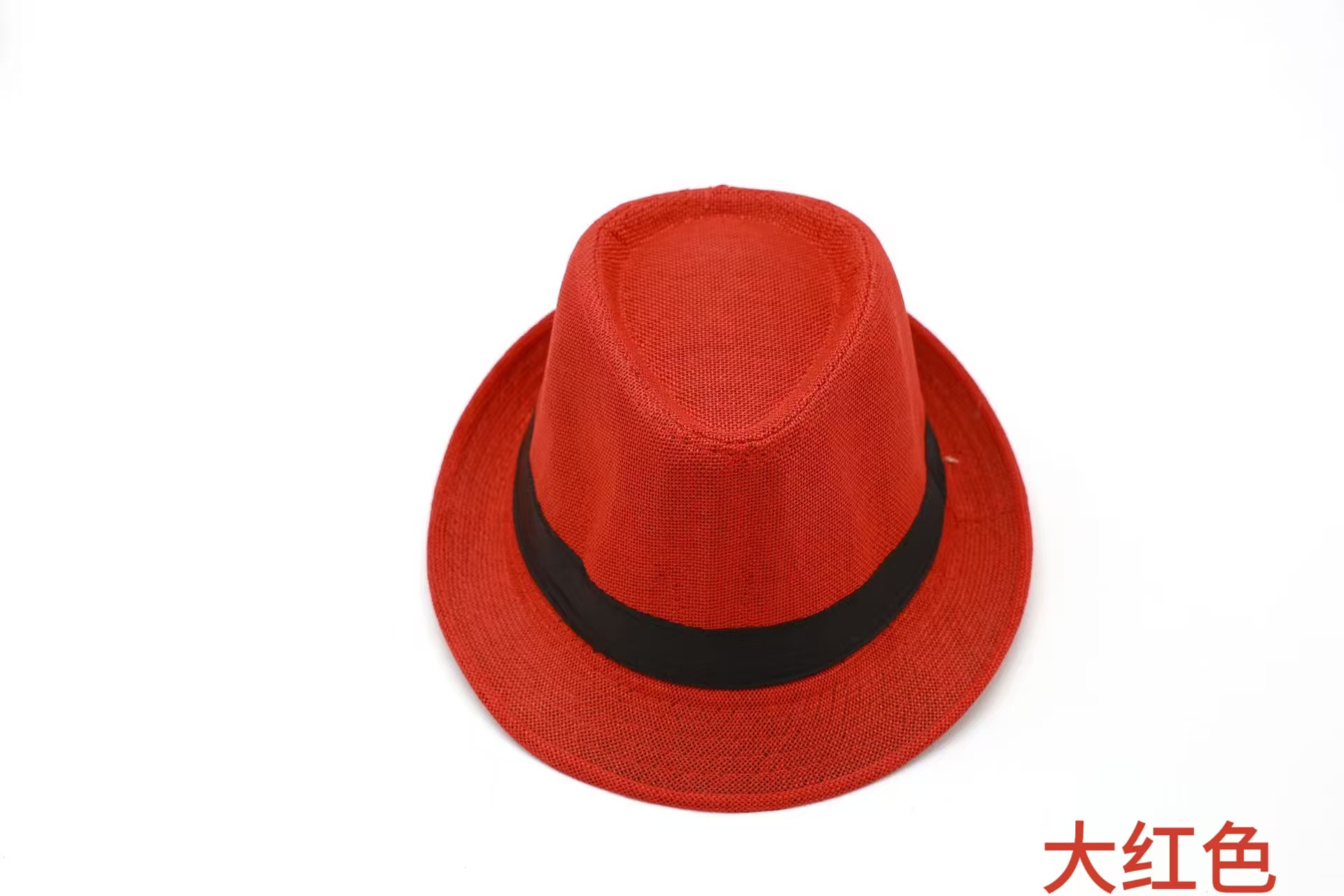 Sombrero Fedora para Hombre de Lino, Transpirable, Protección Solar y A Prueba de Viento, para Playa y Ocio