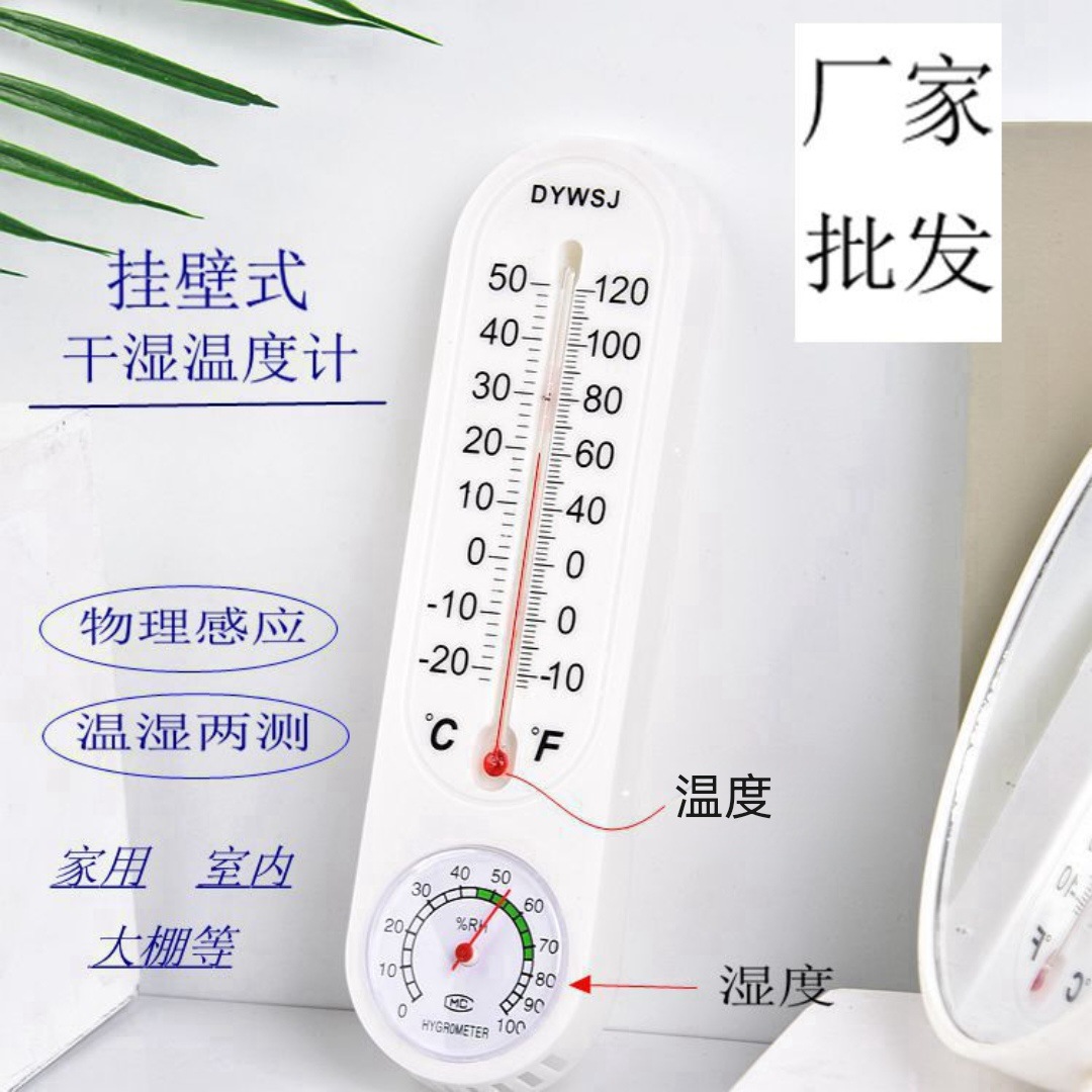 厂家供应干湿温度计 家用室内温湿度计 大棚 挂壁数字温湿度表