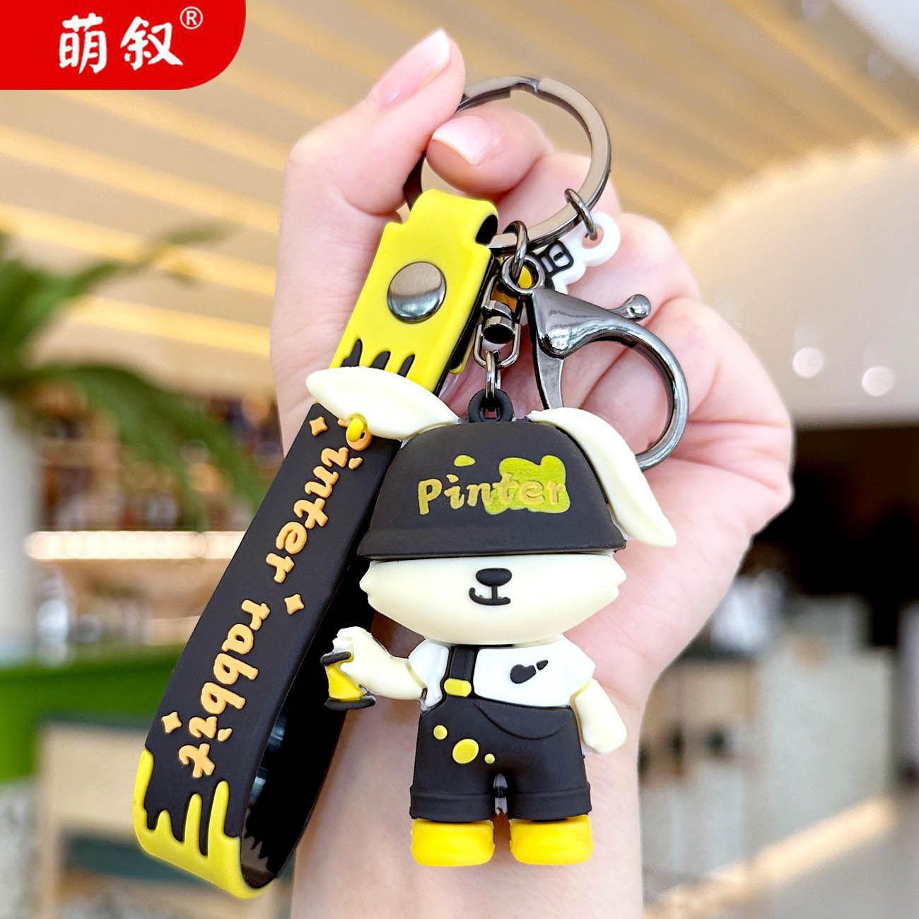 Venta directa de fábrica llavero colgante pequeño muñeca tridimensional llavero de coche mochila escolar colgante puesto al por mayor productos pequeños