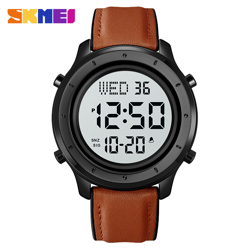SKMEI reloj electrónico deportivo Delgado multifuncional impermeable reloj de estudiante masculino reloj casual de moda al aire libre