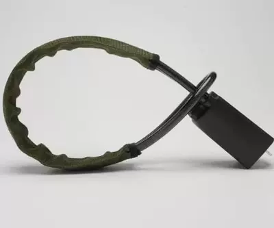 Buckle Lock, Steel Cable Lock, Universal | Car lock - army-green-with-3-keys