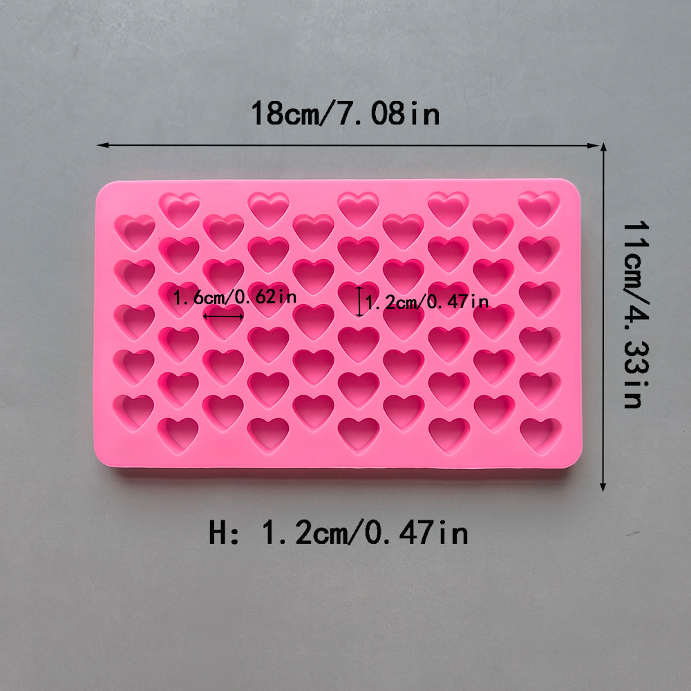 Molde de pastel de silicona 55 litros amor pequeño 410 corazón molde de chocolate DIY molde de decoración molde de pudín