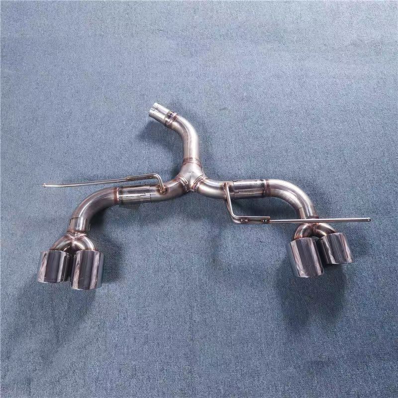 Golf 6 7.5 7 8 Scirocco Car Exhaust Pipe Upgrade Tail Section Swallowtail Dual Outlet Quad Outlet Middle Outlet Accessories