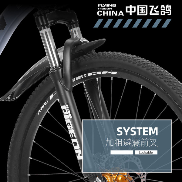 Off-road mountain road bike with brake system for cycling disc brake