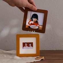 感迷你小相框摆台2寸照片相框儿童情侣闺蜜结婚登记照相框