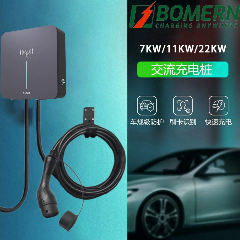 Новая зарядная станция для электромобилей, бытовая, настенная, американского стандарта, переменного тока, 32А/40А/50А