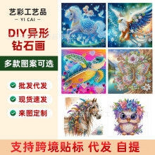 跨境异形钻石画无框手工DIY高颜值现货速发家庭装饰批发钻石画