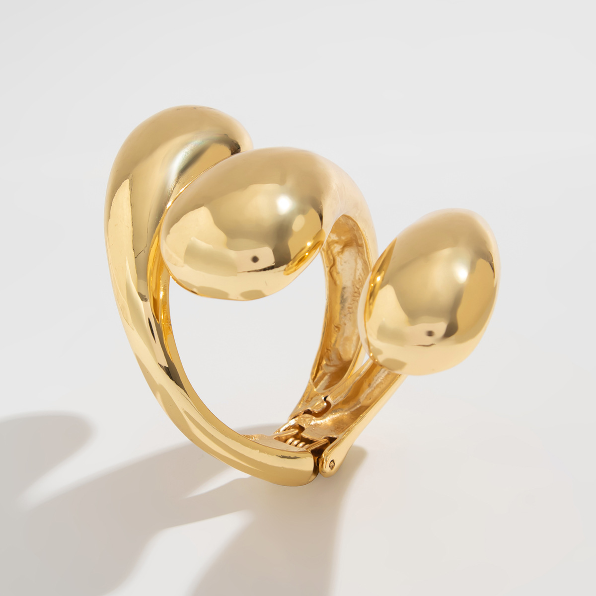 13g Weight Rings, Bracelets Classification 1 Piece Quantity Casual, Party, Street Occasion Alloy Material Solid Color Pattern All Seasons Season Women's Gender Plating Design Cool Style, IG Style Style Gold, Silver Color Cool Style IG Style Solid Color Alloy Plating Women's Rings Bracelets 3