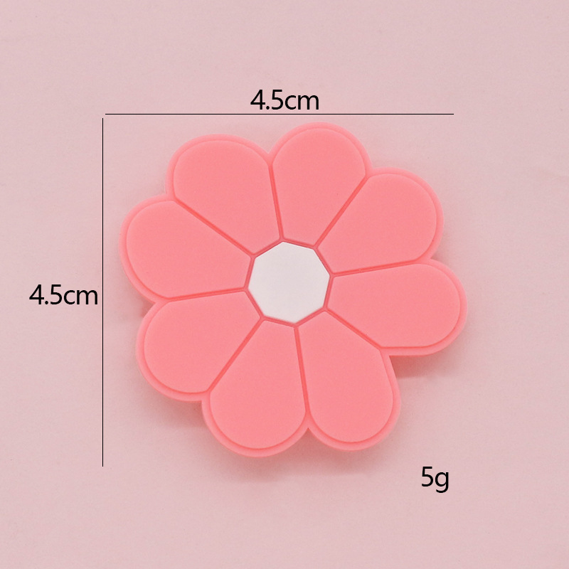 Spot dibujos animados crisantemo hebilla de zapato de pvc goma suave flor personalidad agujero de la decoración del zapato DIY a juego hebilla de zapato ventas directas de fábrica