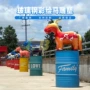 彩绘仿真公园定制马雕塑