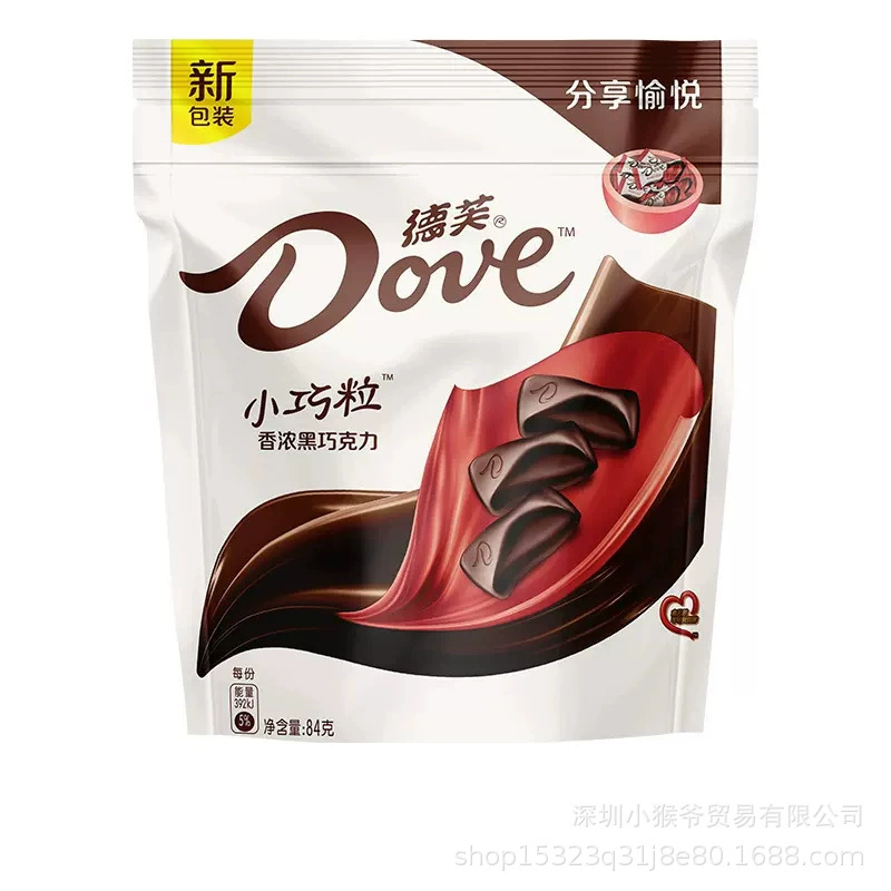 Шоколадные конфеты (Dove) маленькие кусочки 84 г, ассорти вкусов для подарков и праздников