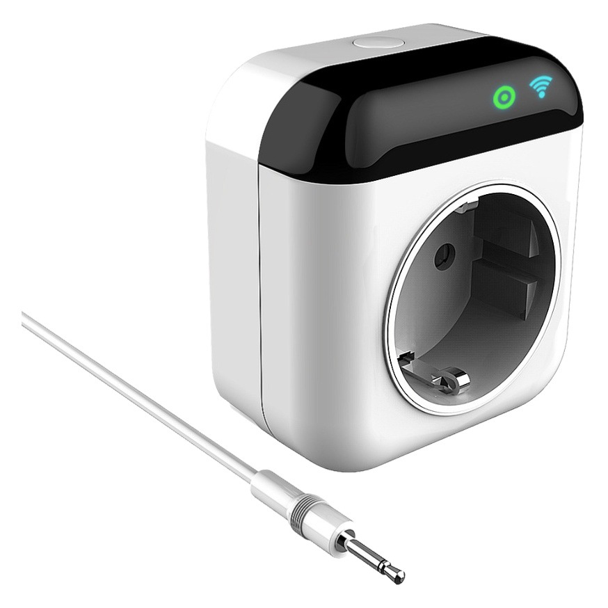 Amazon Venta caliente WiFi termostato inteligente socket graffiti APP y control de voz