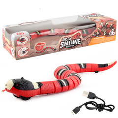 Unique Prank Toys Remote Control Rattlesnake Sensing Cobra Silver Ring Snake Funny Toys