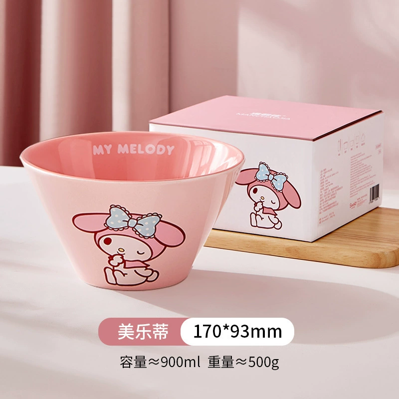 Sanrio, hello kitty, ceramic tableware, set