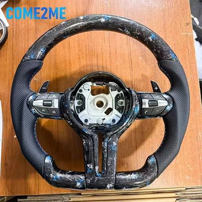 Suitable for BMW F30 F10 F31 F20 F25 F22 F36 F33 F32 forged blue foil steering wheel