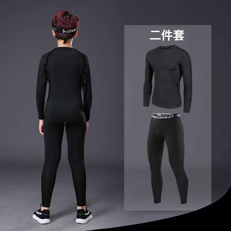 Black line long sleeves + trousers