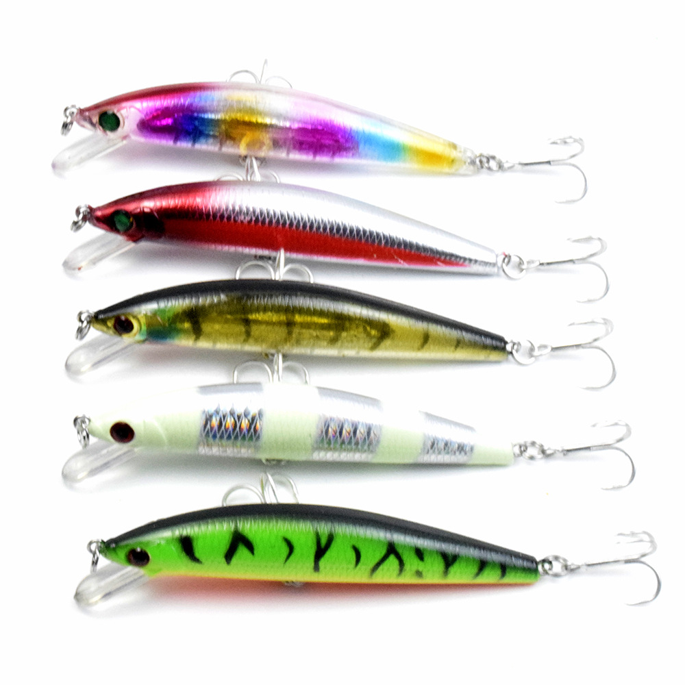 Sinking Minnow Lures Hard Baits Fresh Water Bass Swimbait Tackle Gear